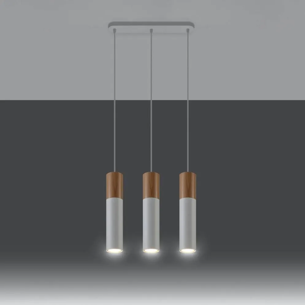 Lampa wisząca PABLO 3L biała | sklep MIRAT kolekcja pablo