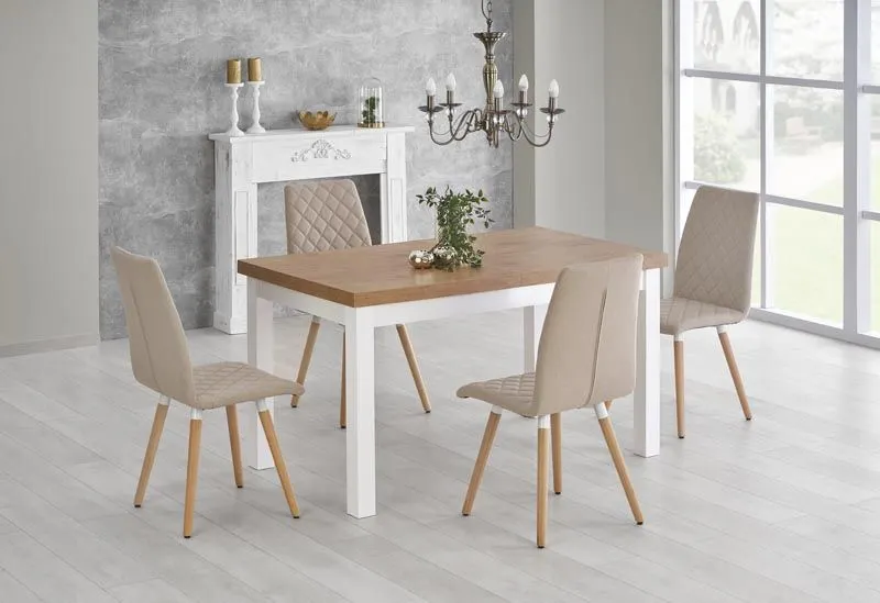 Stół TIAGO dąb lancelot w stylu skandynawskim | MIRAT. styl SKANDYNAWSKI