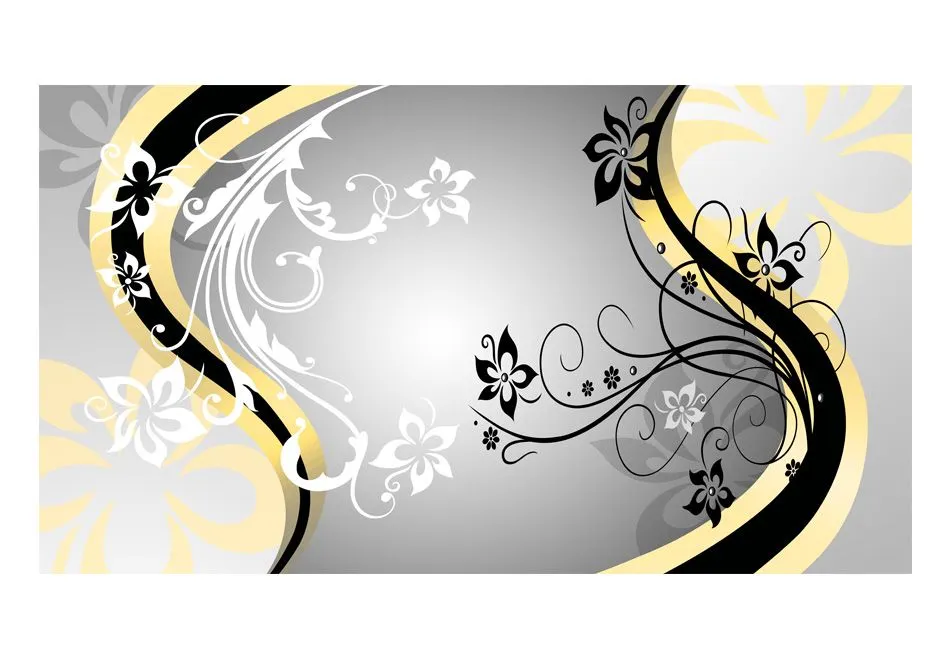 Fototapeta XXL - Kwietne esy-floresy (żółty)-2