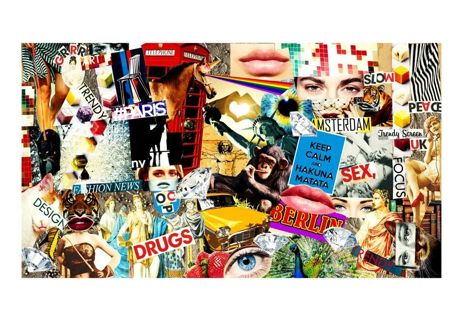 Fototapeta XXL - Skrawki nowocześności-2