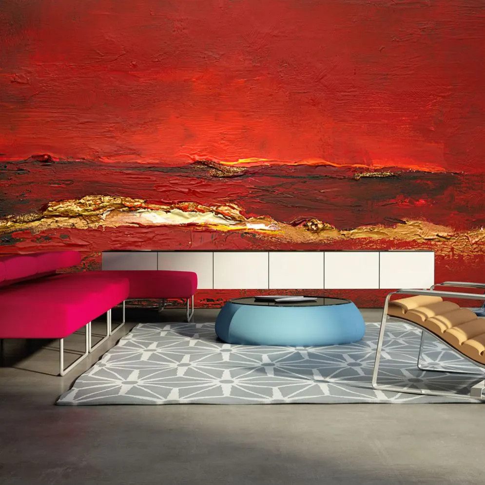 Fototapeta - Gold wave-1