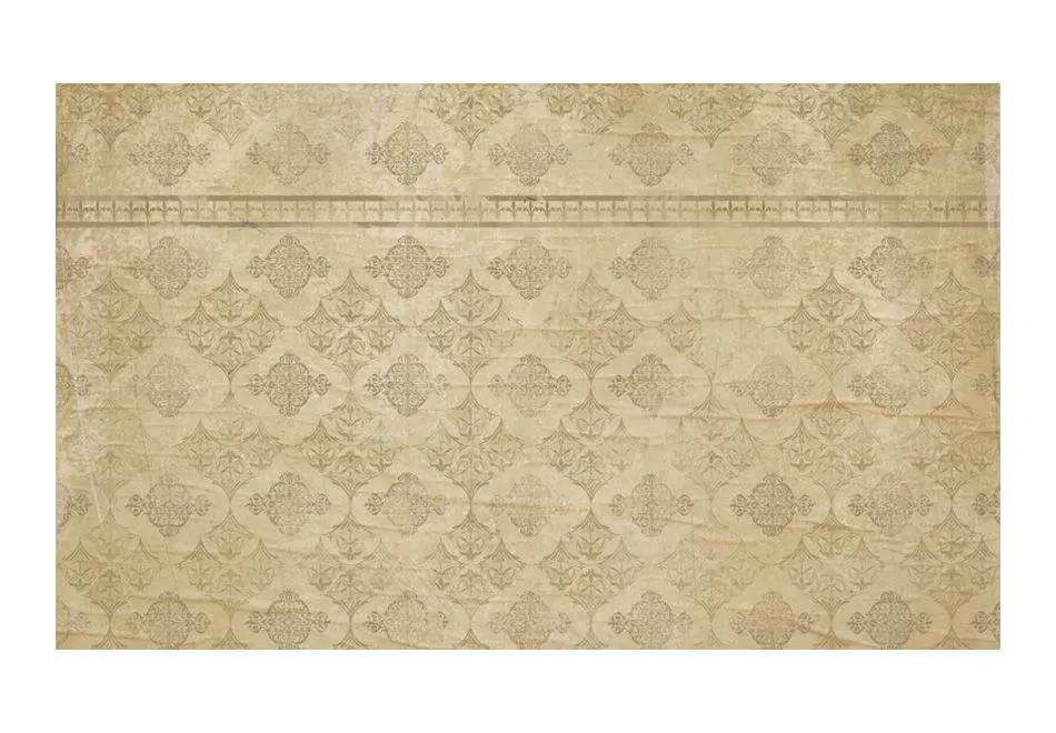 Fototapeta - Wysłużona barokowa tapeta-2