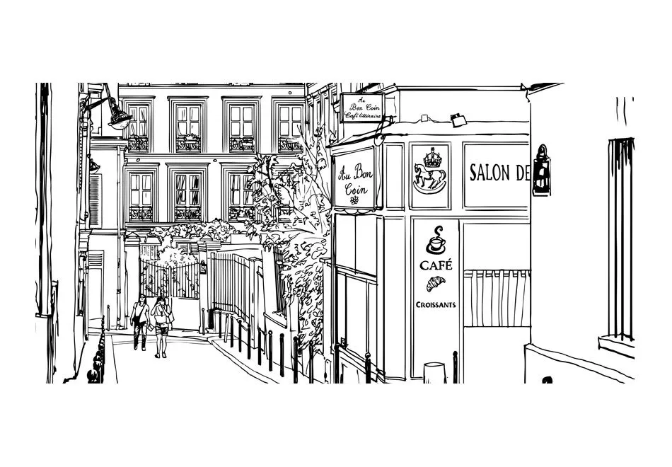 Fototapeta XXL - Spacer paryskimi uliczkami-2