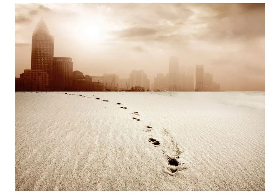 Fototapeta - W drodze do wielkiego miasta-2