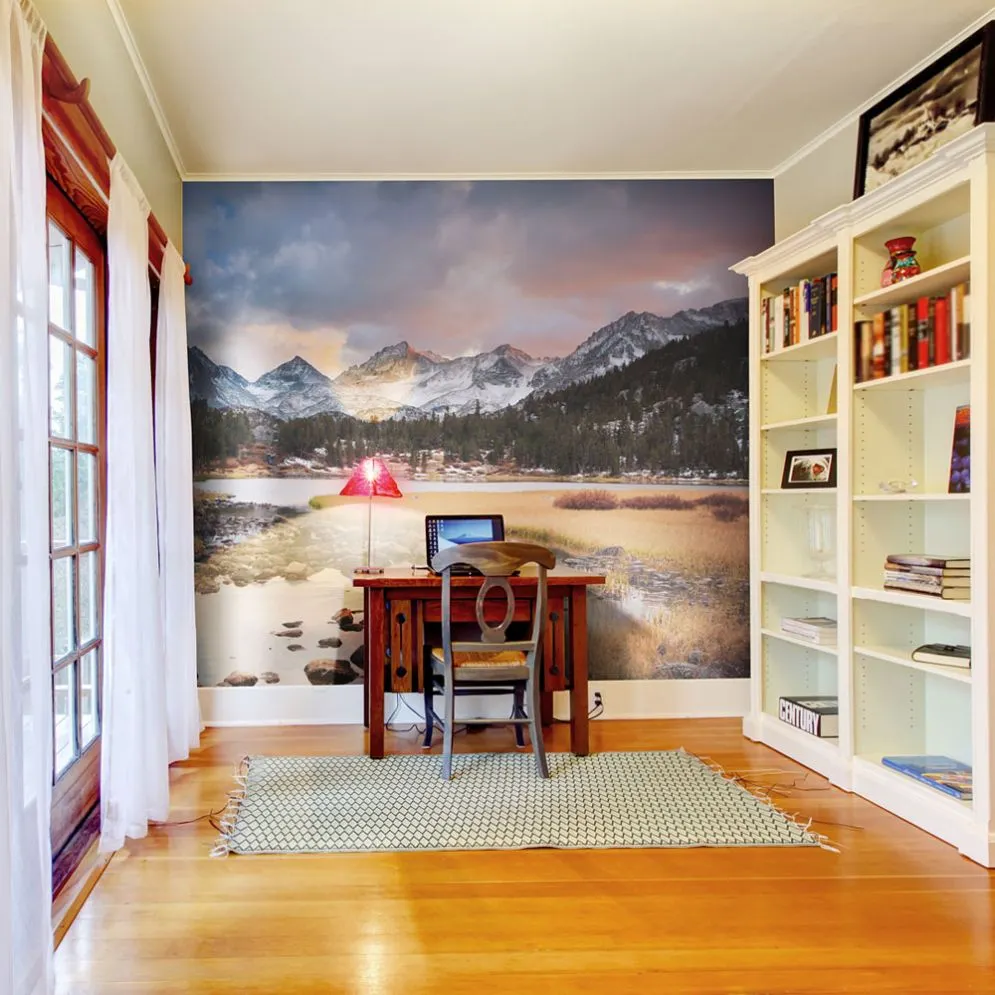 Fototapeta - Krajobraz górski - nadchodząca wiosna-1