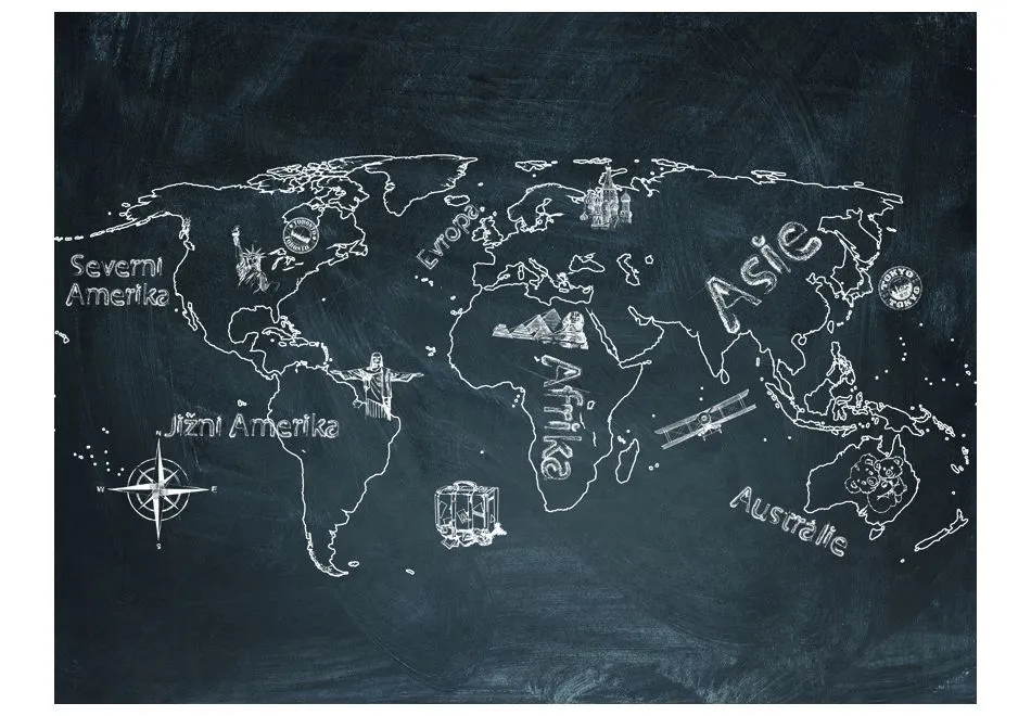 Fototapeta - Podróże małe i duże (Język czeski)-2