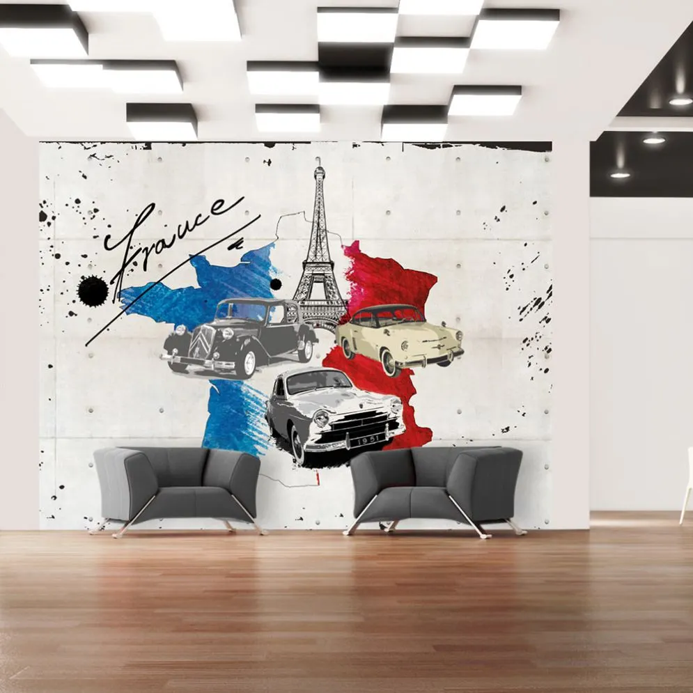 Fototapeta - Admirer of cars (France)-1