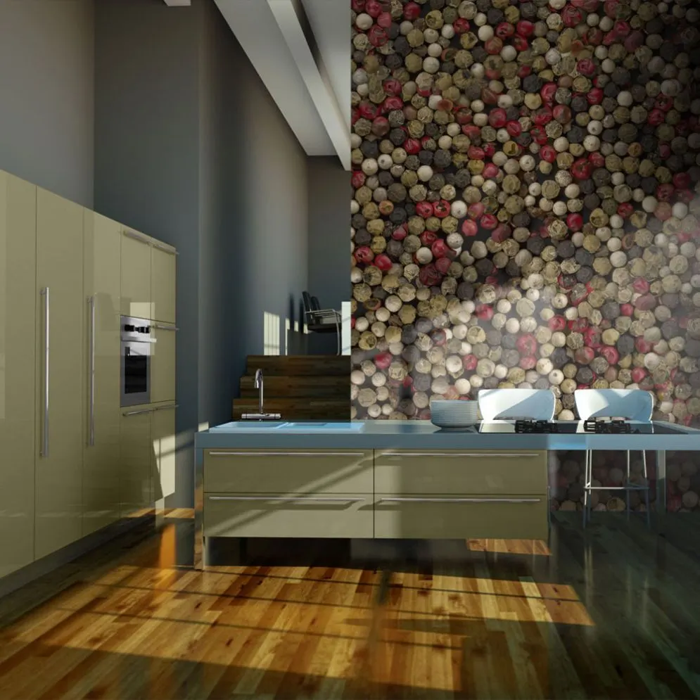 Fototapeta - Mozaika z kolorowego pieprzu-1