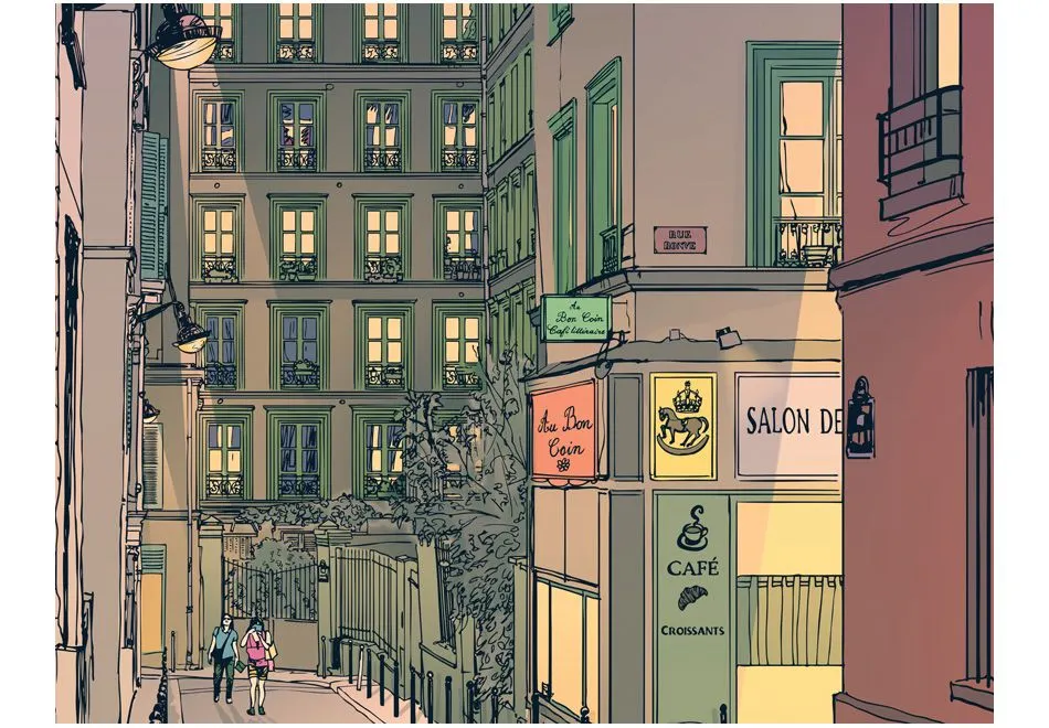 Fototapeta - Śniadanie w Paryżu-2