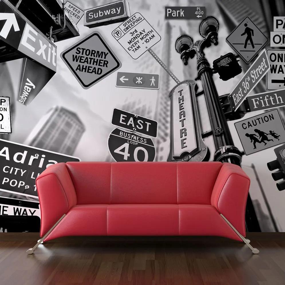 Fototapeta - Wszystkie drogi prowadzą na Manhattan-1