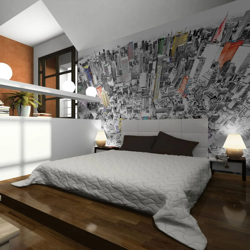 Fototapeta - Szkic Nowego Jorku-1