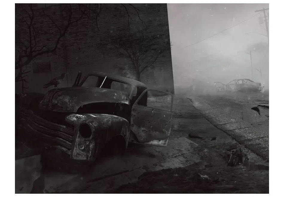 Fototapeta - Miasto strachu-2