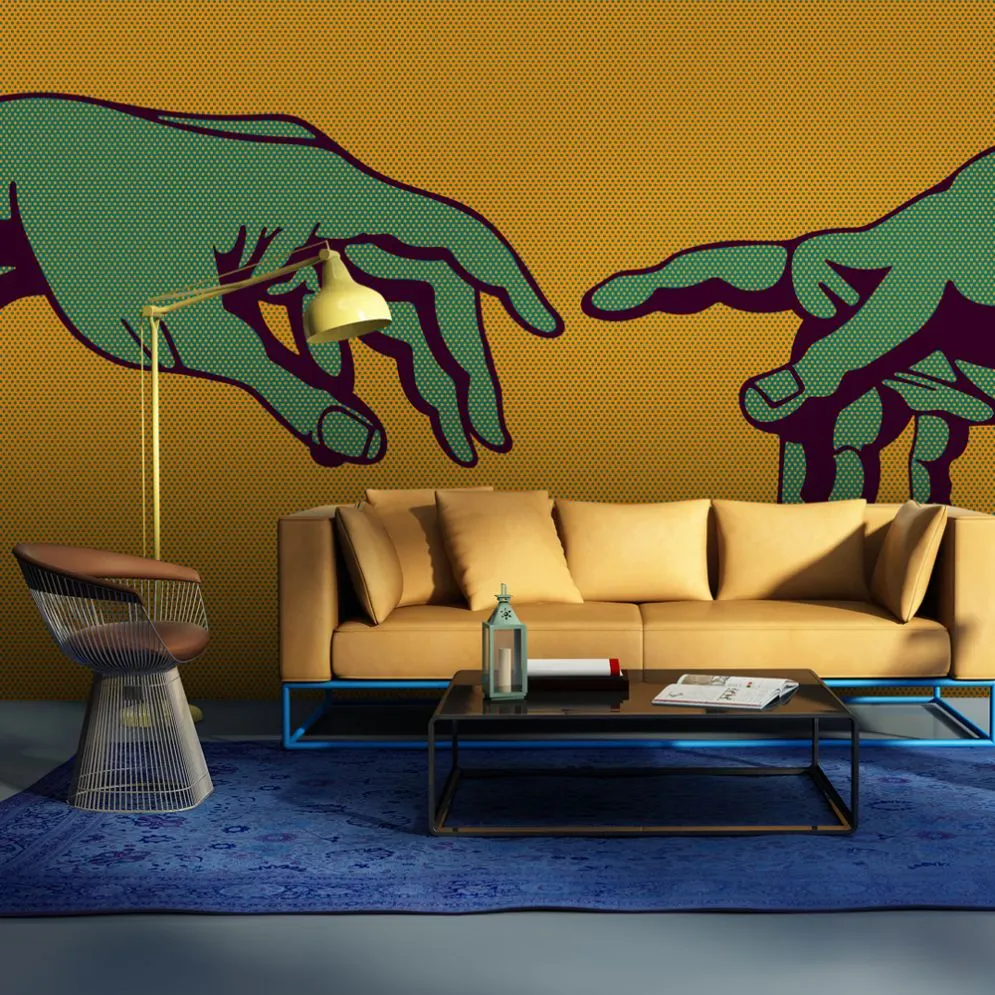 Fototapeta - Green touch-1