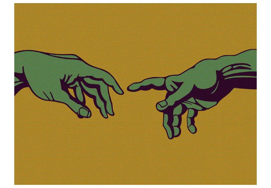 Fototapeta - Green touch-2