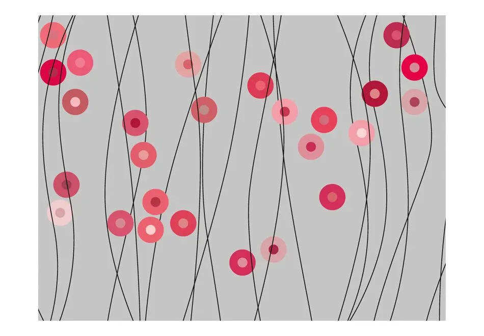 Fototapeta - Różane guziki-2