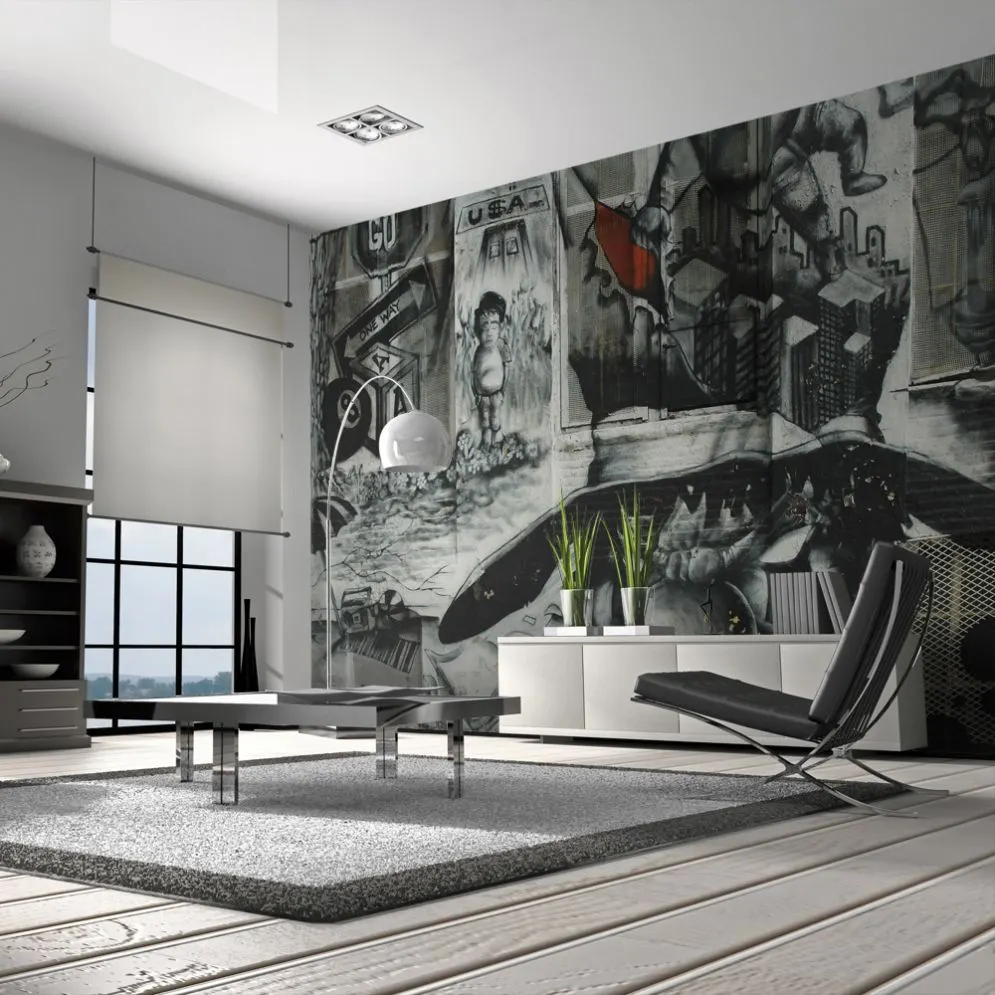 Fototapeta - Street art graffiti-1