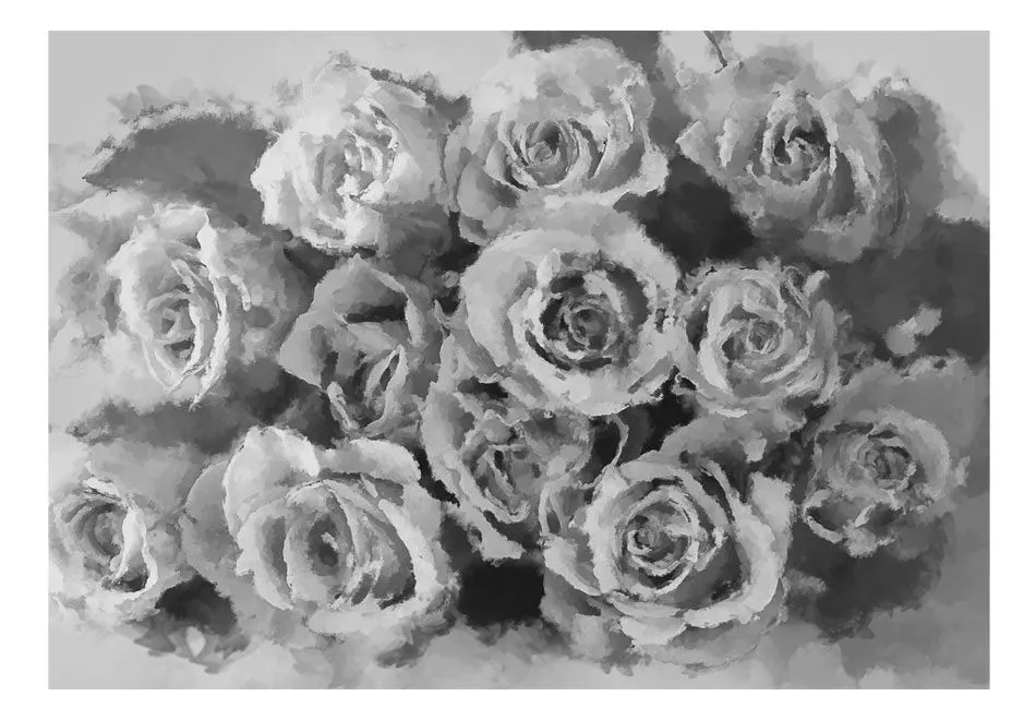 Fototapeta - A dozen roses-2