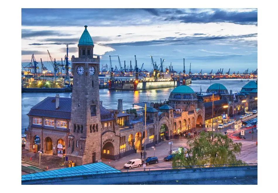 Fototapeta - St. Pauli Landing Stages-2