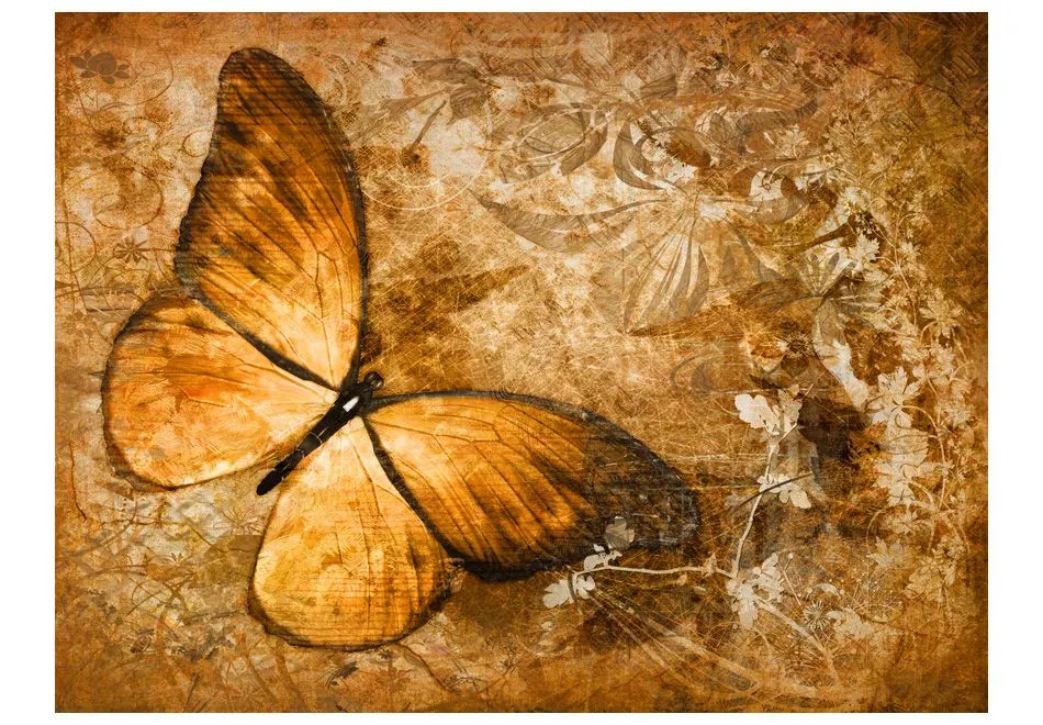 Fototapeta - motyl (sepia)-2