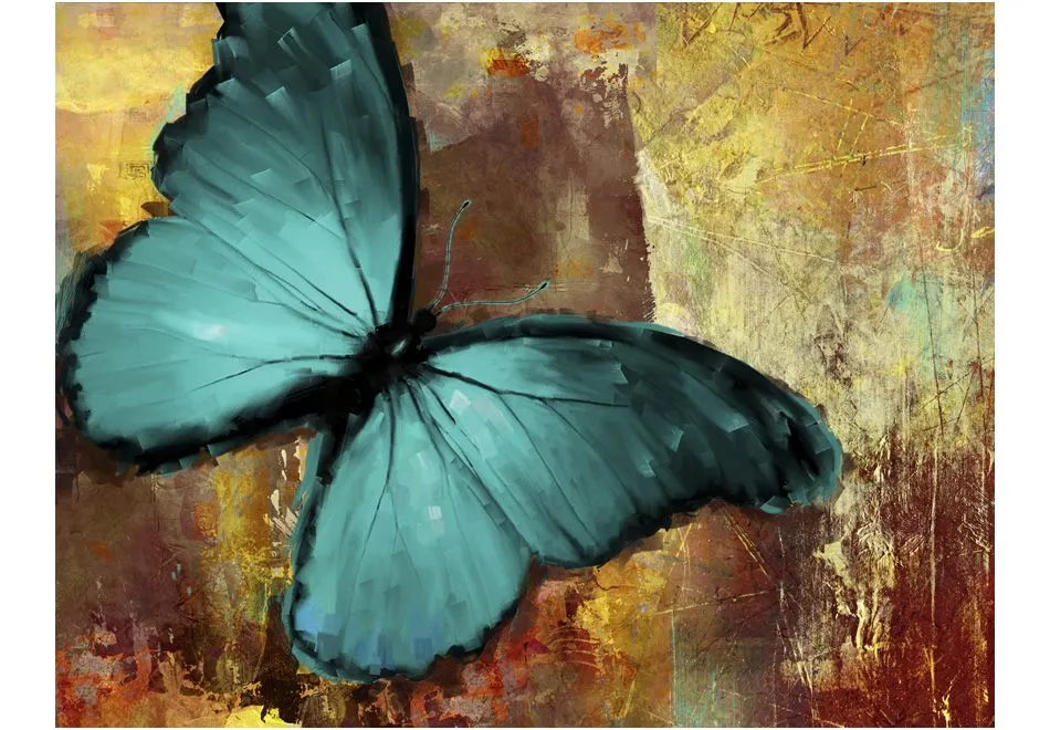 Fototapeta - Painted butterfly-2