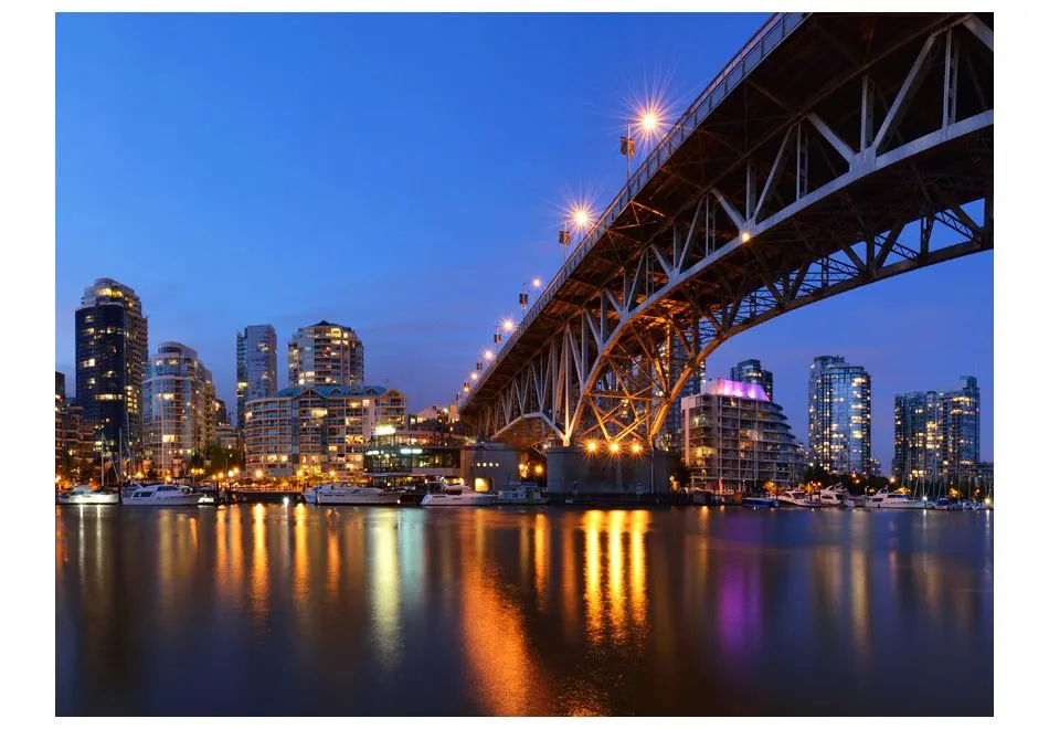 Fototapeta - Granville Bridge - Vancouver (Kanada)-2