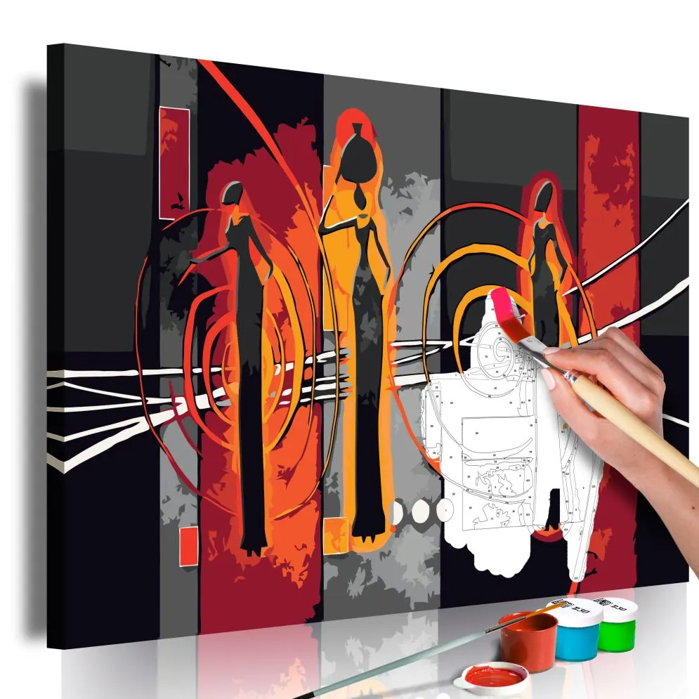 Obraz do samodzielnego malowania - Afrykanki | MIRAT. w stylu  kolekcja