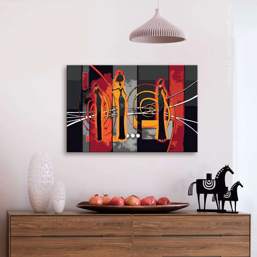 Obraz do samodzielnego malowania - Afrykanki | MIRAT. w stylu  kolekcja