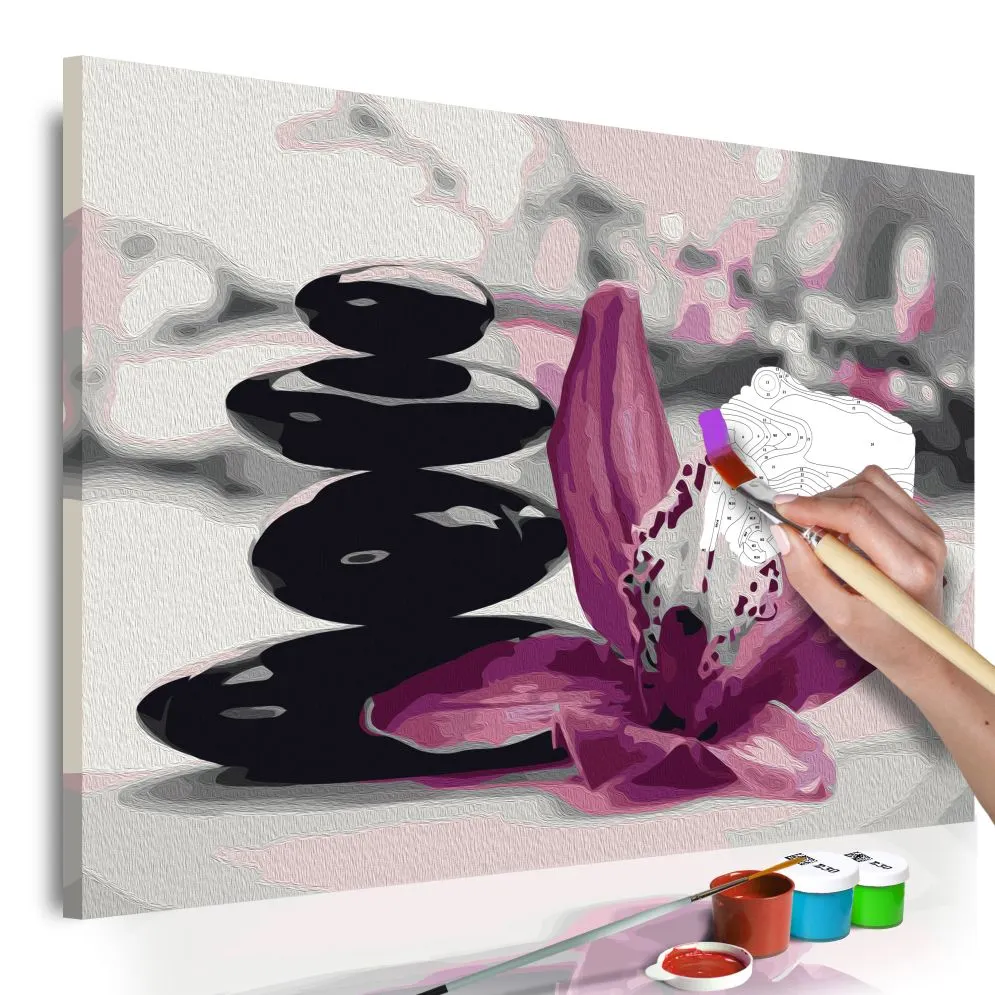 Obraz do samodzielnego malowania - Wieża z kamieni | MIRAT.