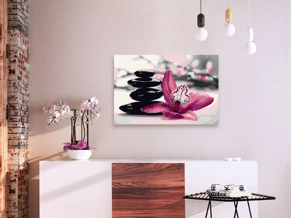 Obraz do samodzielnego malowania - Wieża z kamieni | MIRAT.