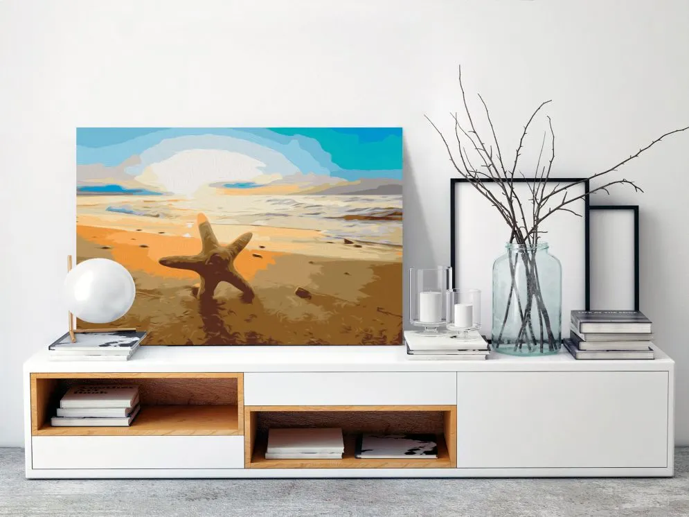 Obraz do samodzielnego malowania - Morskie znaleziska | MIRAT.