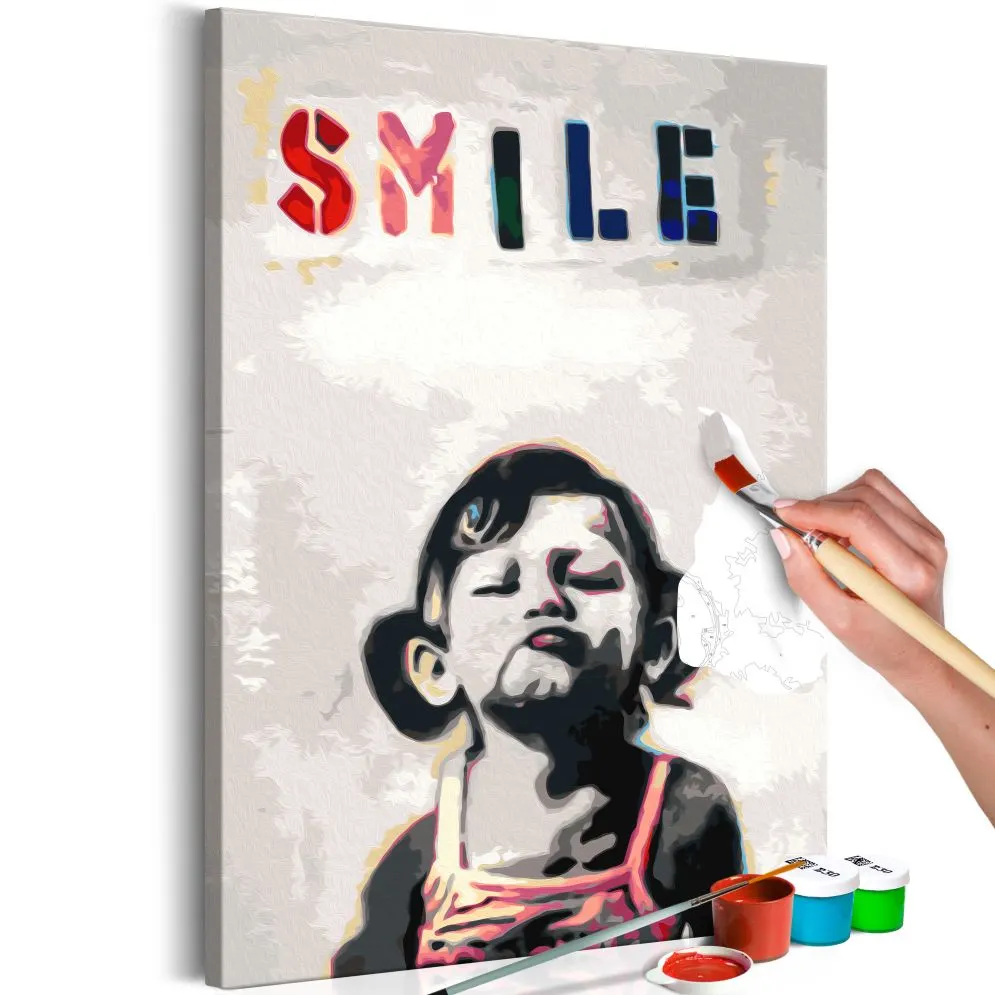 Obraz do samodzielnego malowania - Dziewczynka | MIRAT. w stylu  kolekcja