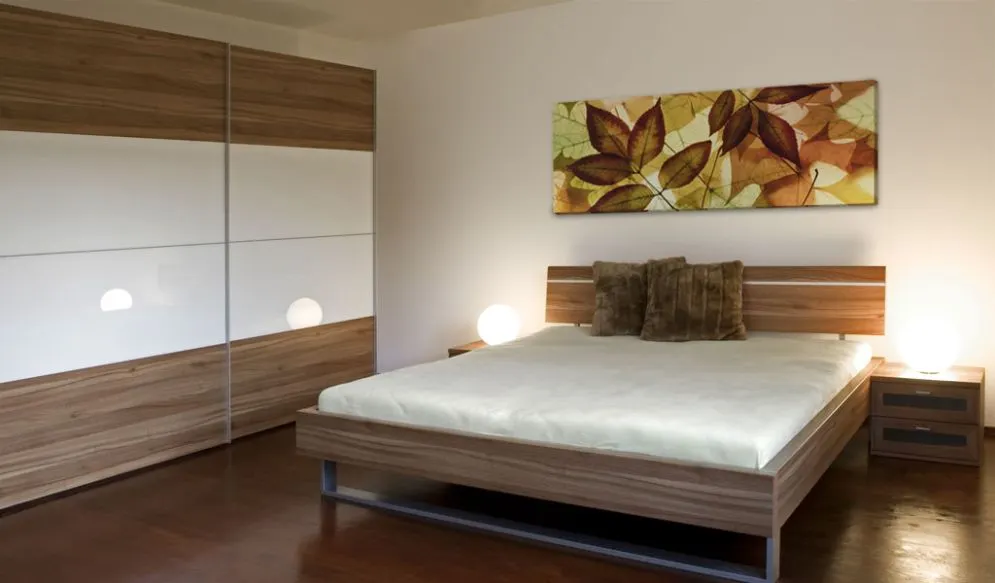 Obraz - kolaż - liście-2