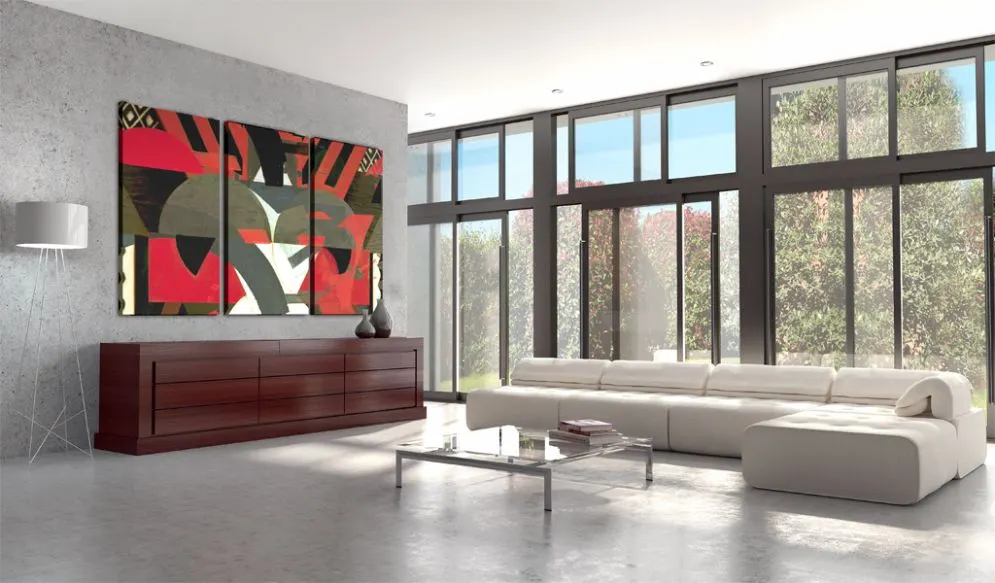 Obraz - Szyk abstrakcyjnych form-2