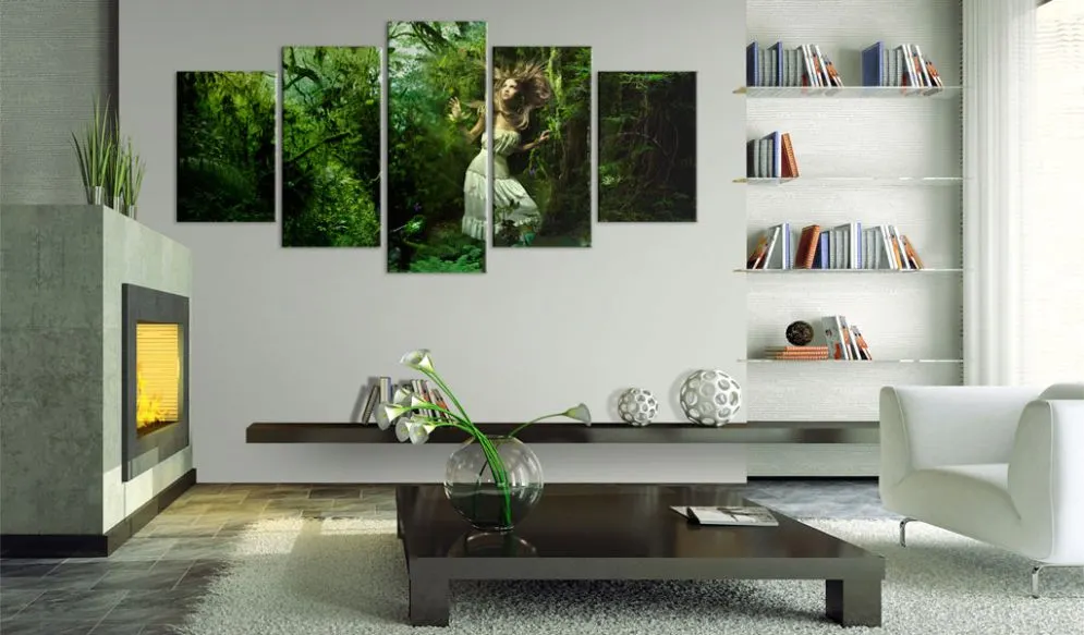 Obraz - Zagubiona w zieleni-2