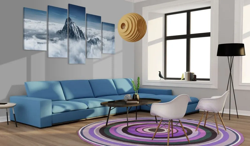 Obraz - Szczyt góry ponad chmurami-2