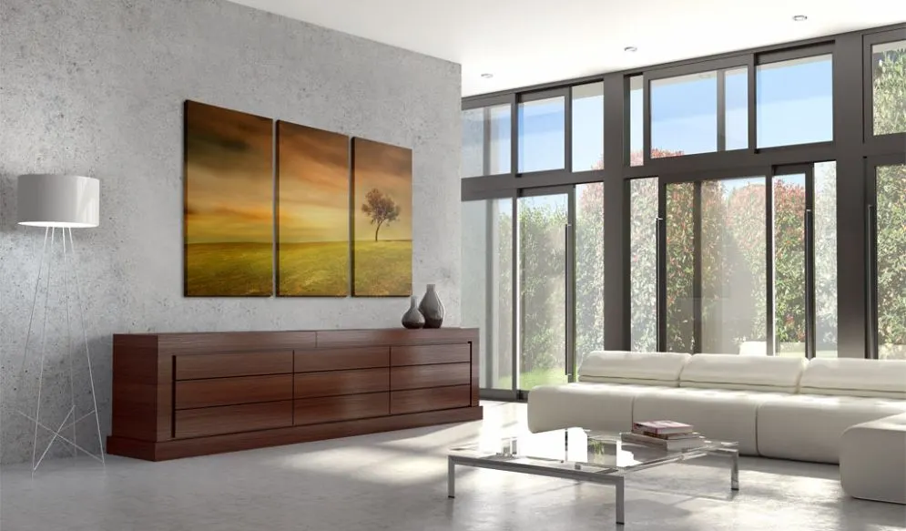 Obraz - Samotne drzewo na polanie-2