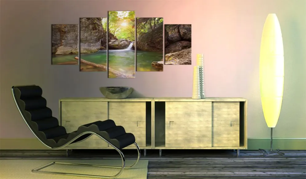 Obraz - Krystalicznie czyste jezioro-2