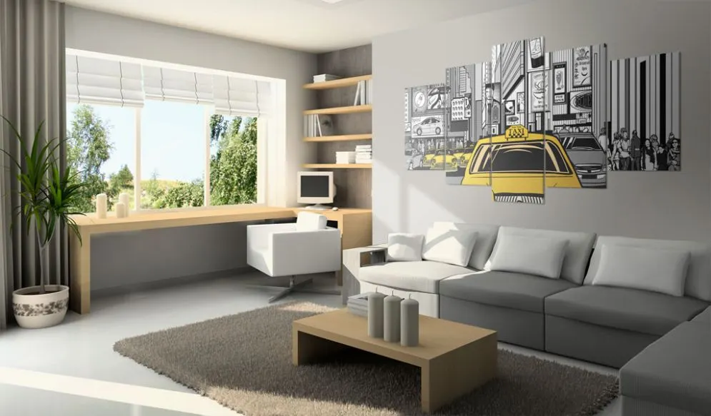 Obraz - Taksówka z komiksu-2