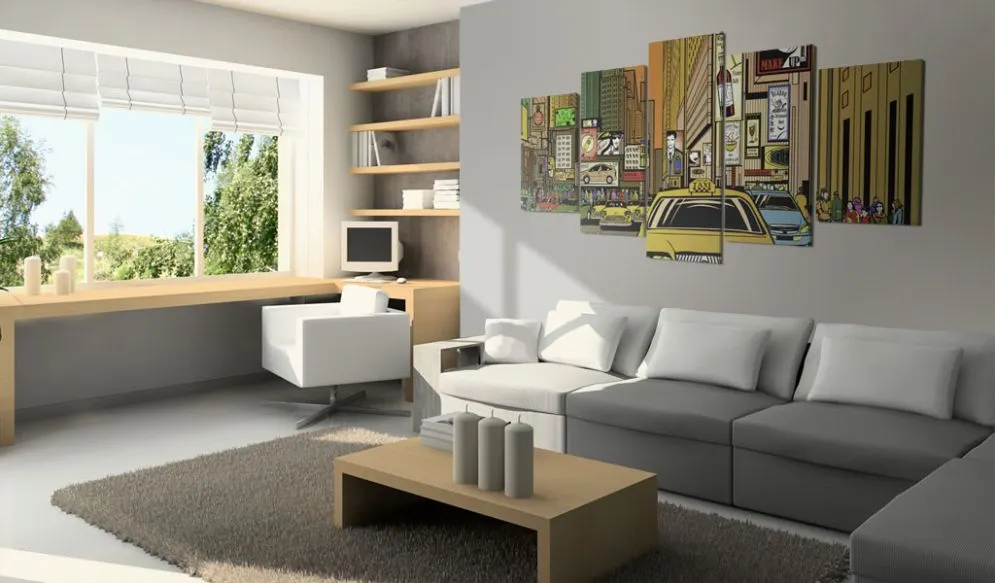 Obraz - Ulice Nowego Jorku w komiksie-2