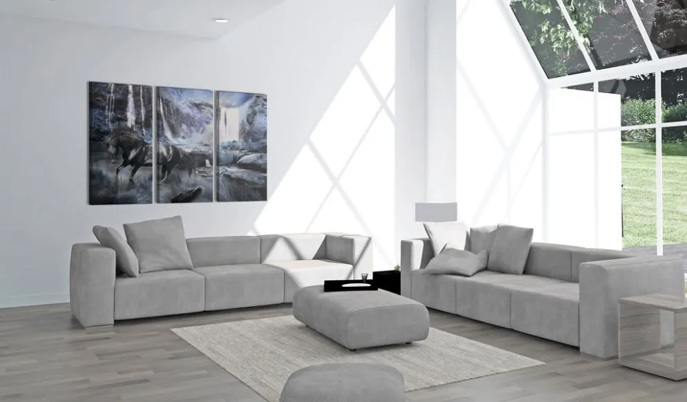 Obraz - Szafirowy wodospad-2