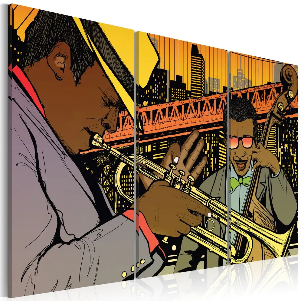 Obraz - Muzyk jazzowy-1