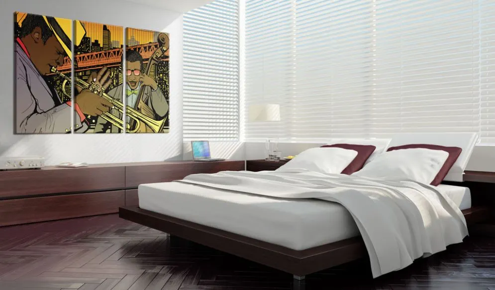 Obraz - Muzyk jazzowy-2