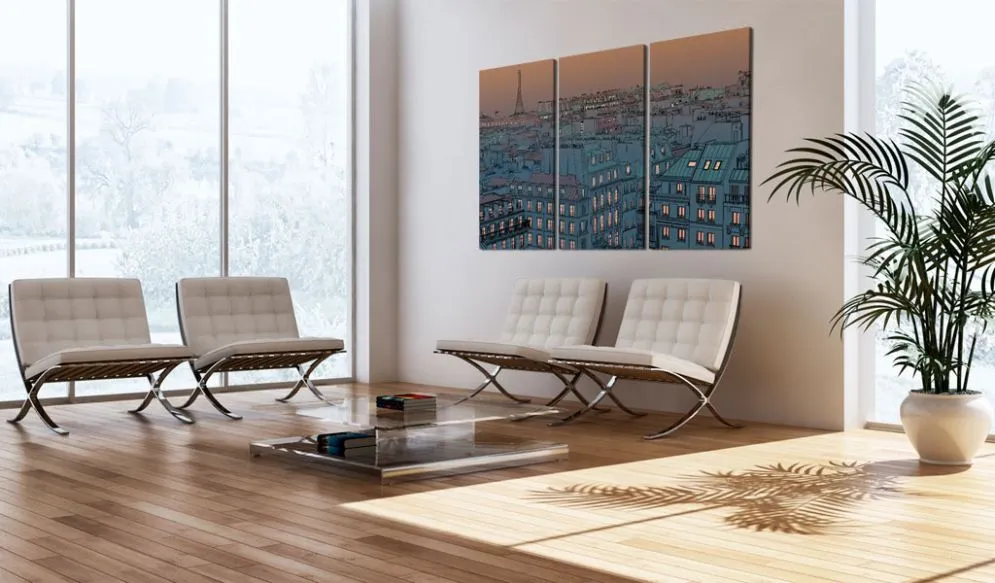 Obraz - Paryż - miasto idzie spać-2