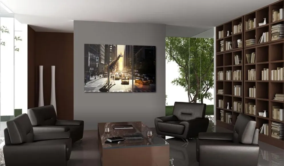 Obraz - Żyrafa w wielkim mieście-2