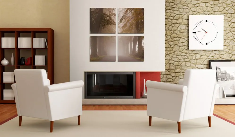 Obraz - Mglista aleja-2