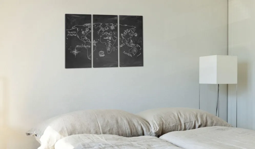 Obraz - Lekcja geografii (Język czeski) - tryptyk-2