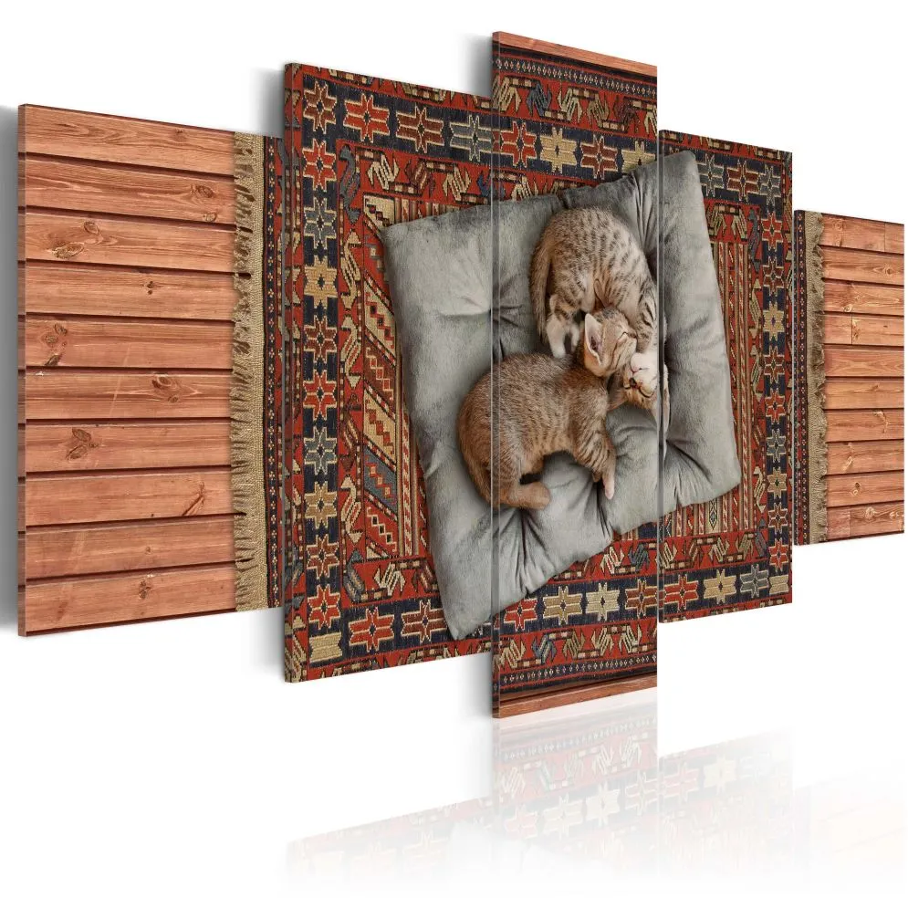 Obraz - Soft kitty, warm kitty, little ball of fur...-1