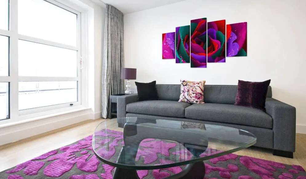 Obraz - Multicoloured rose-2