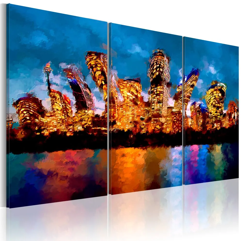 Obraz - Mad city - triptych-1