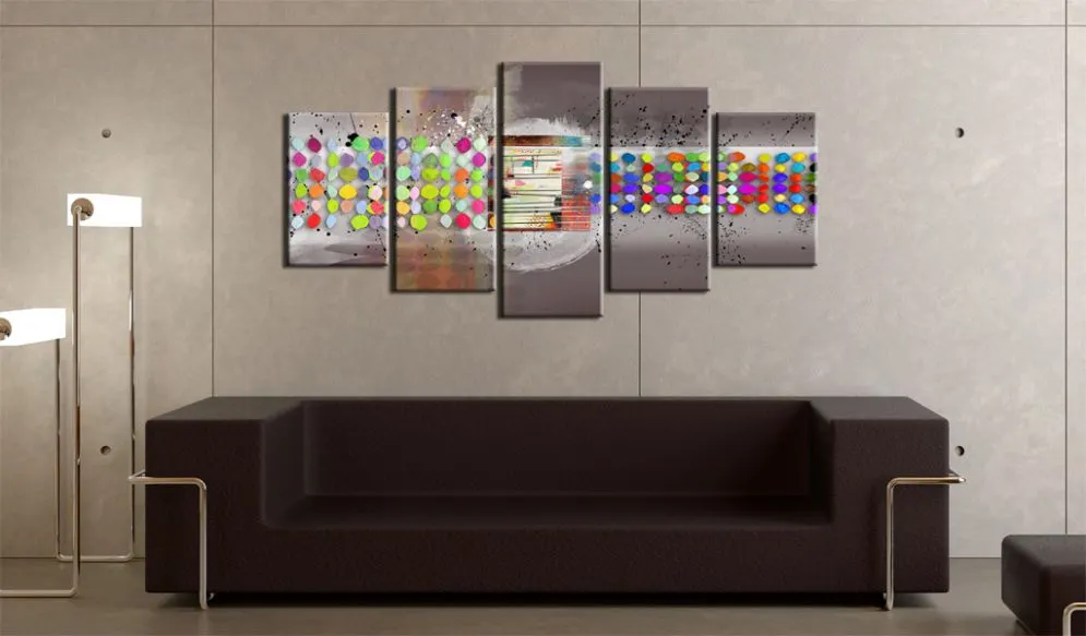 Obraz - abstrakcja (kropeczki)-2